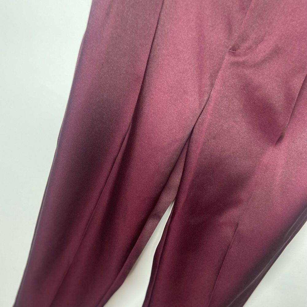a new day Burgundy Trousers - Picture 3 of 9